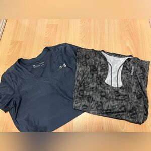 Bundle of Underarmour and Reebok Shirts
